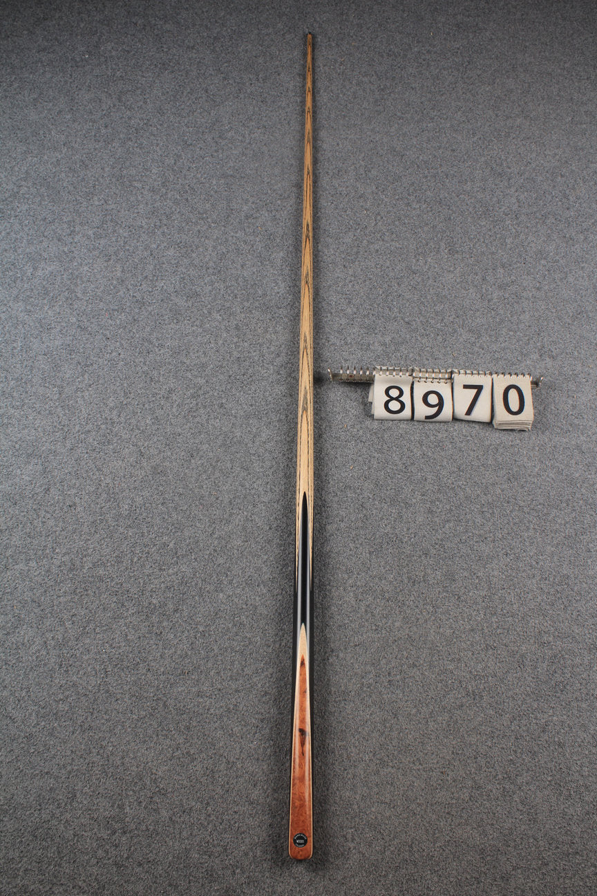 1 piece ash english pool cue  #8970 WOODS CUES