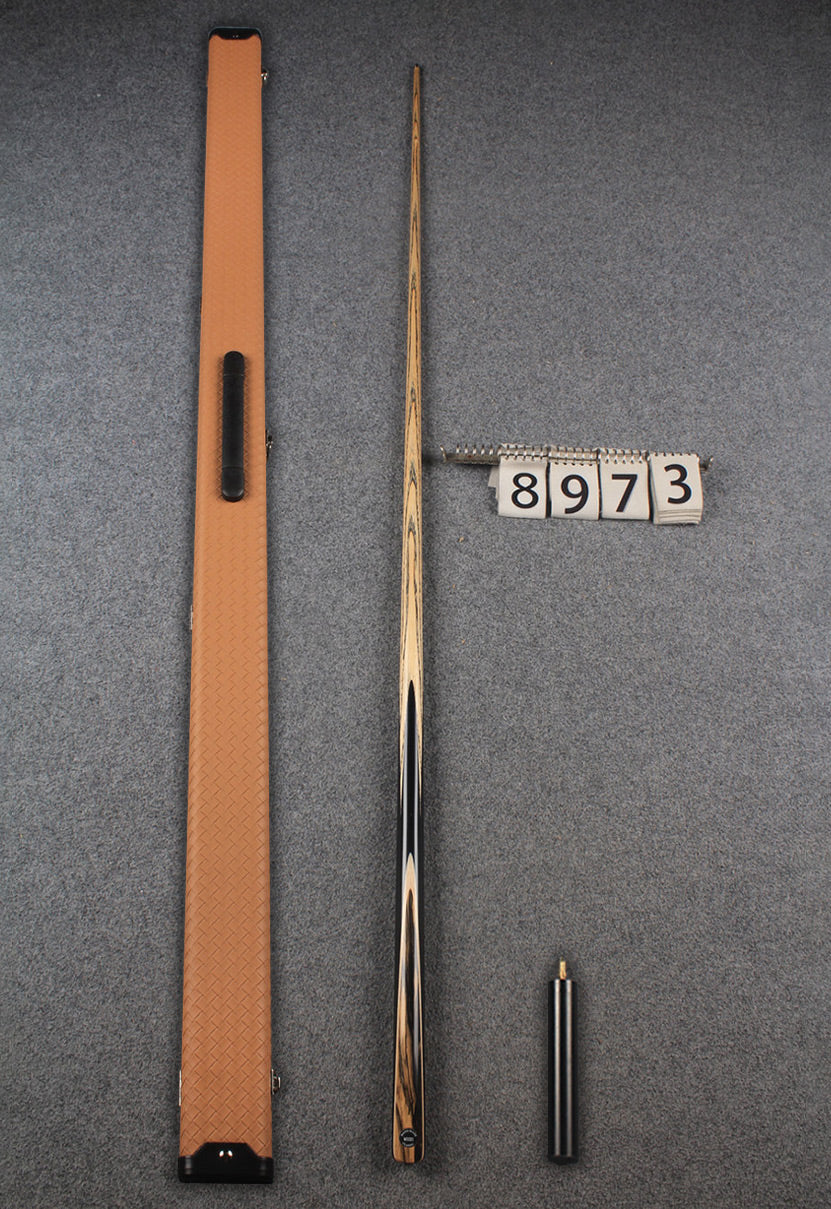 1 piece ash english pool cue  #8973 WOODS CUES