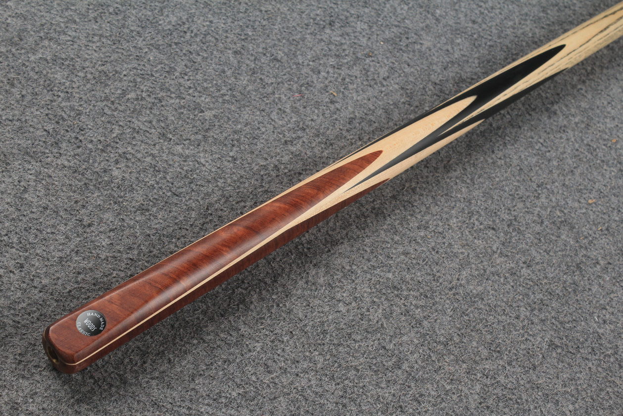 1 piece ash english pool cue  #8974 WOODS CUES