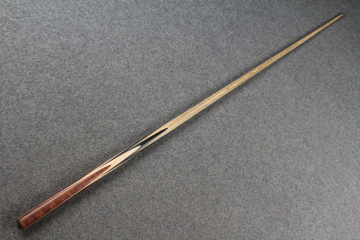 1 piece ash english pool cue  #8974 WOODS CUES