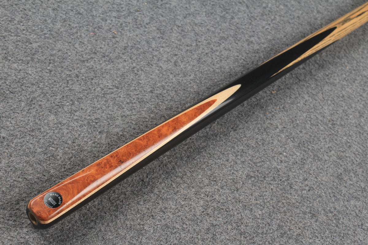 1 piece ash english pool cue  #8976 WOODS CUES