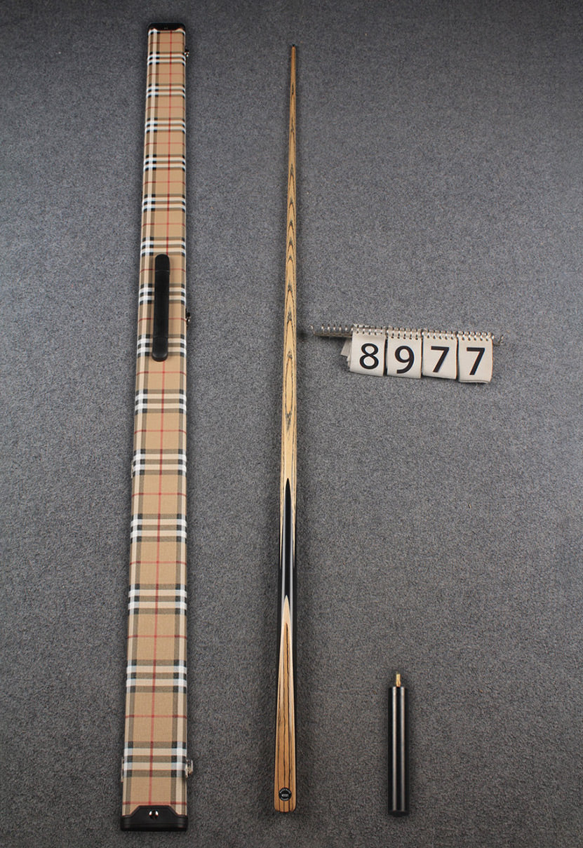 1 piece ash english pool cue  #8977