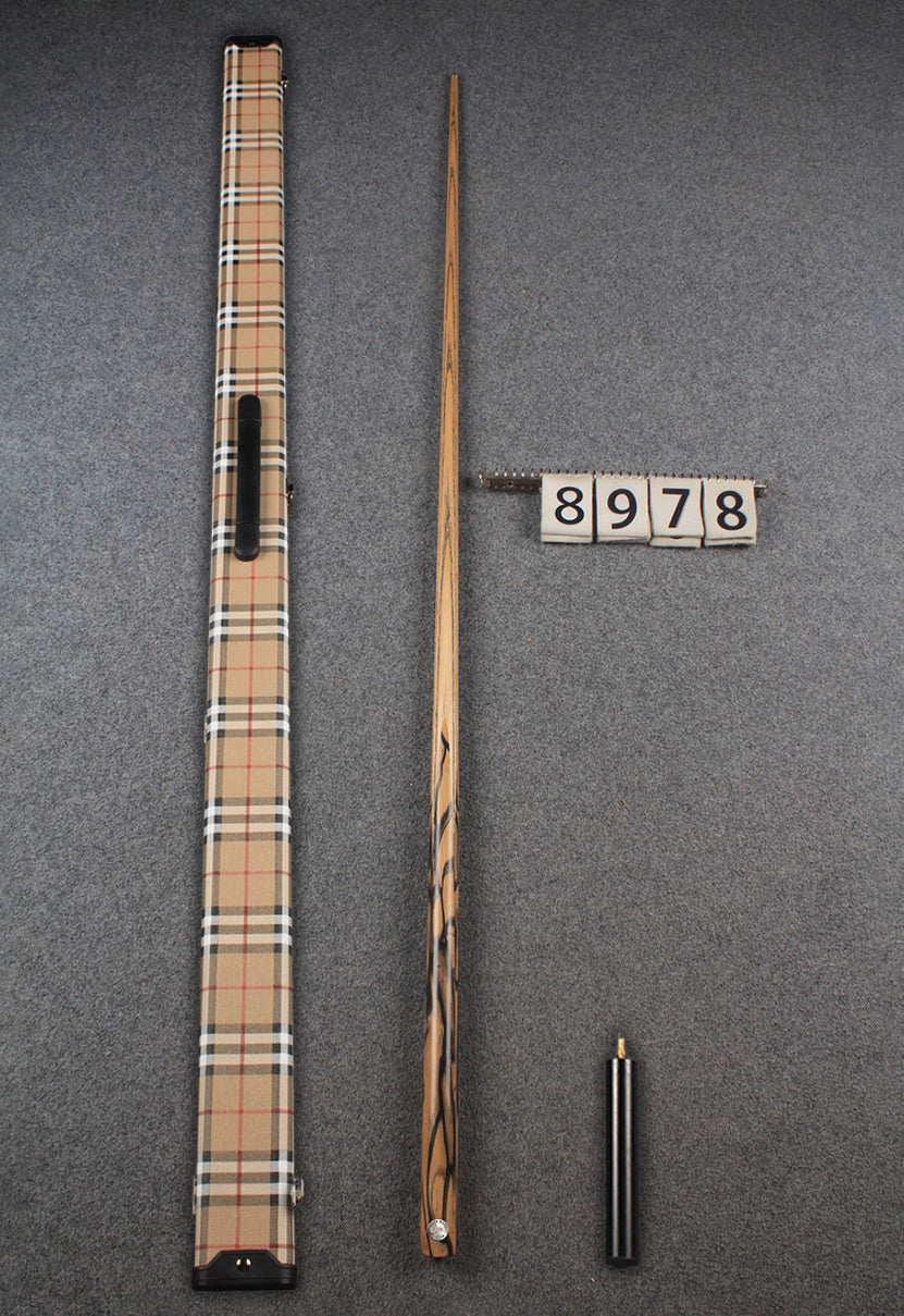 1 piece ash chinese 8 ball pool cue  #8978
