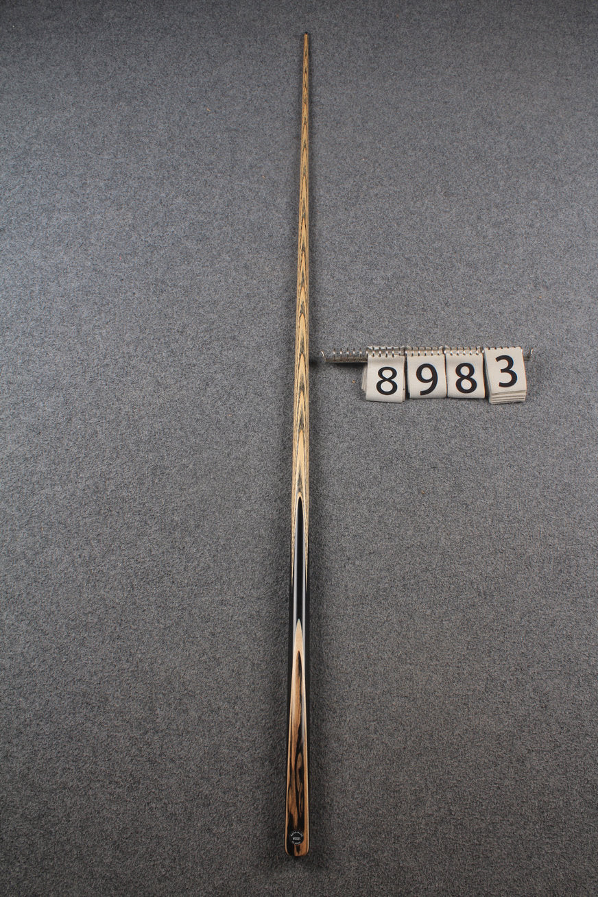 1 piece ash english pool cue  #8983 WOODS CUES