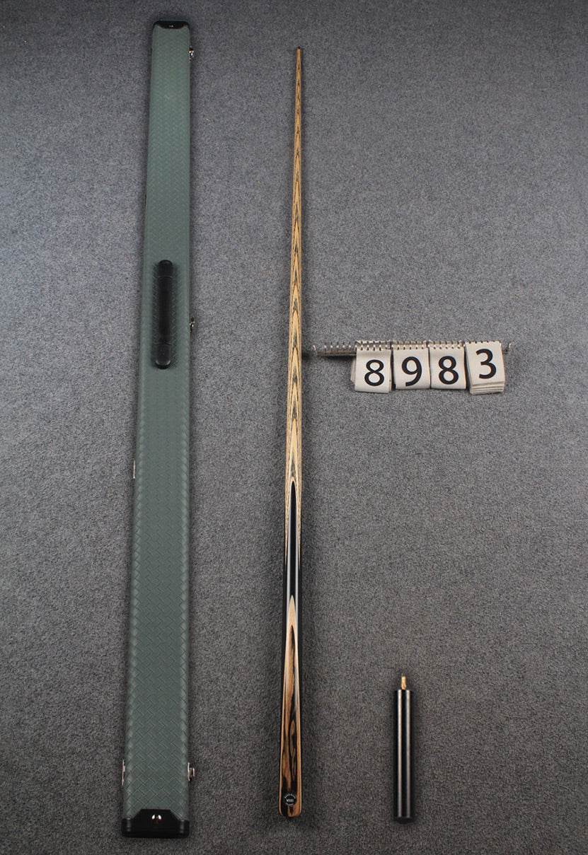 1 piece ash english pool cue  #8983 WOODS CUES