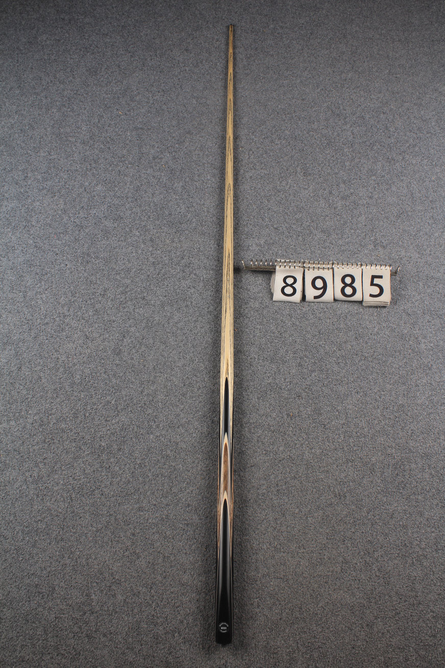 1 piece ash english pool cue  #8985 WOODS CUES