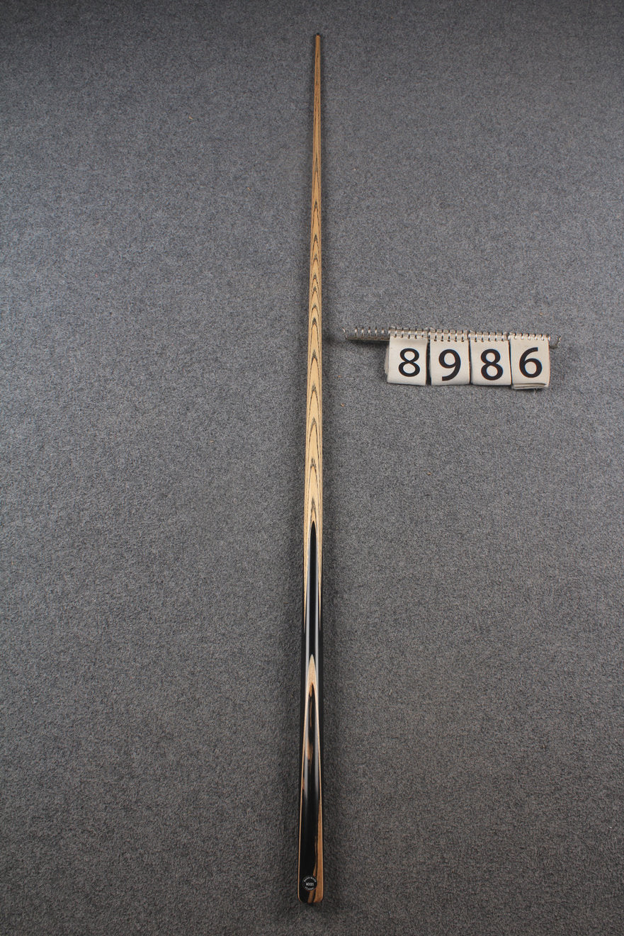 1 piece ash english pool cue  #8986 WOODS CUES