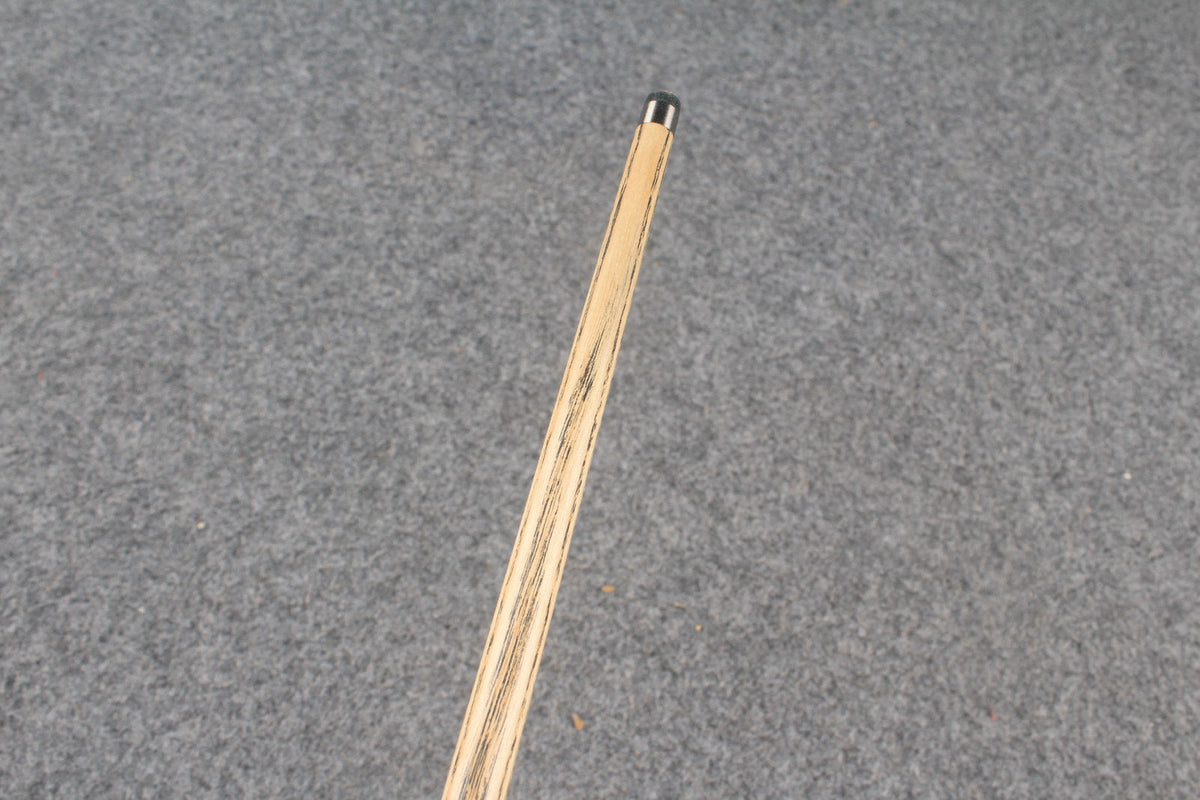 1 piece ash english pool cue  #8986 WOODS CUES