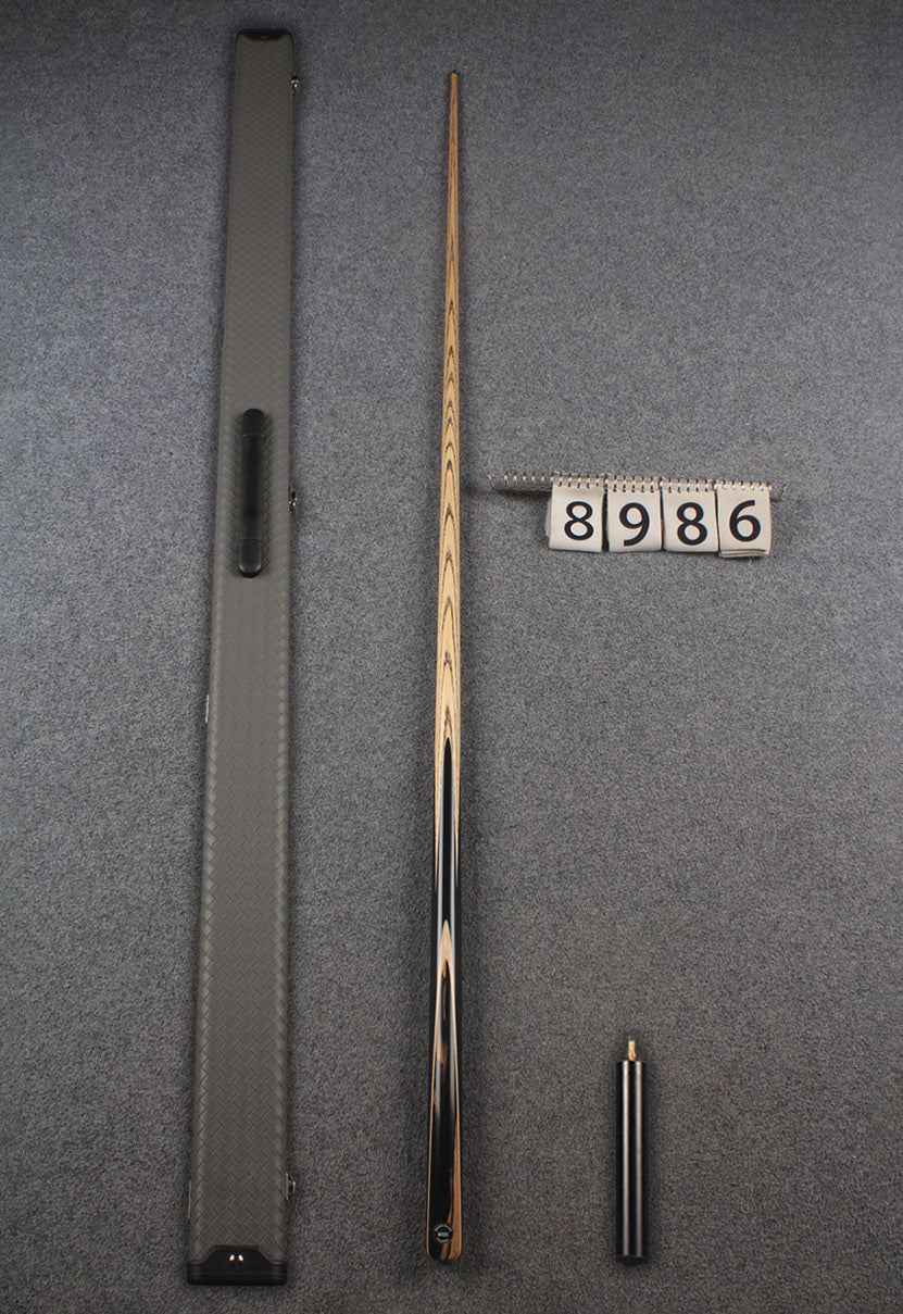 1 piece ash english pool cue  #8986 WOODS CUES