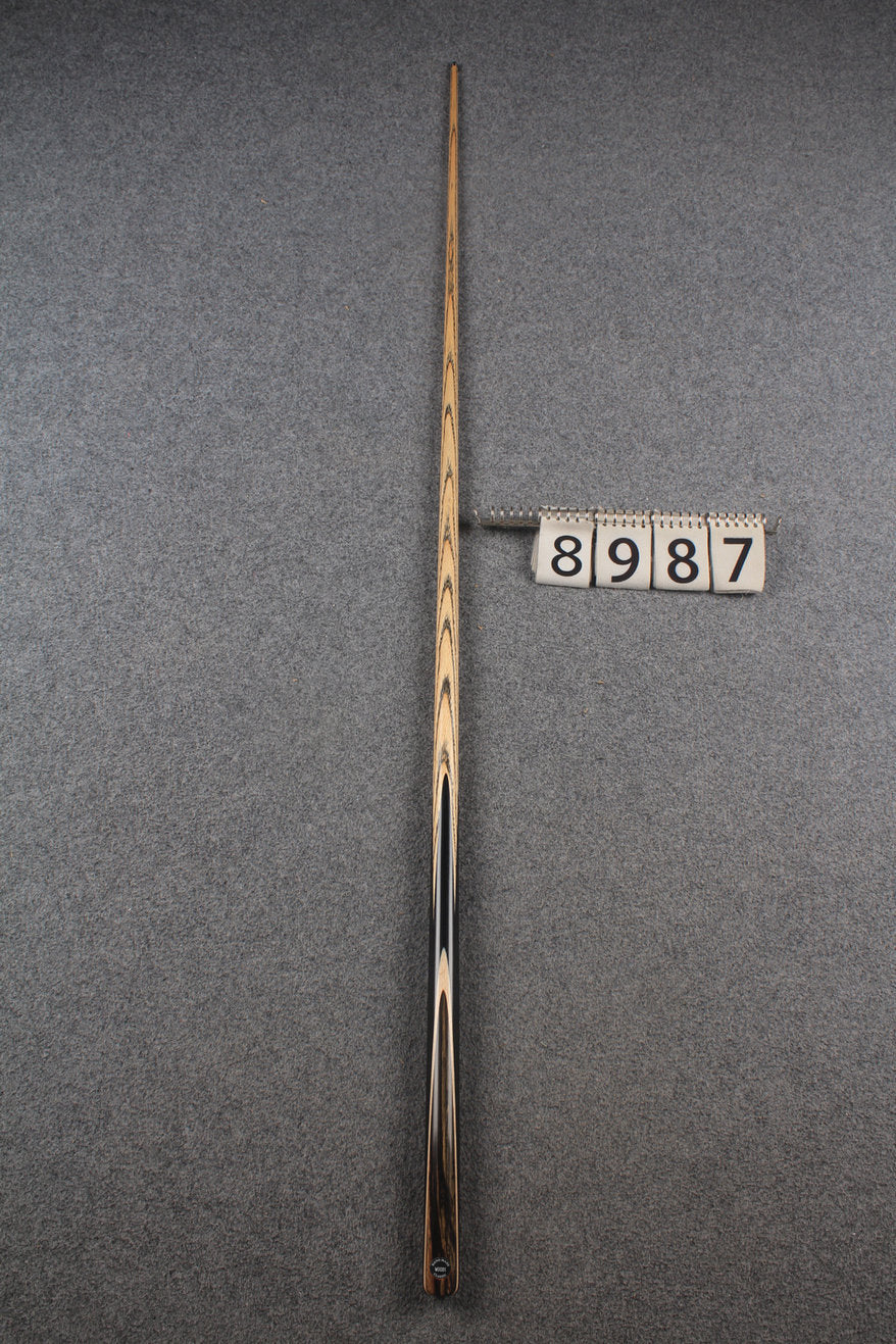 1 piece ash english pool cue  #8987 WOODS CUES