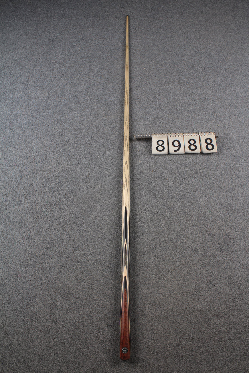 1 piece ash english pool cue  #8988 WOODS CUES