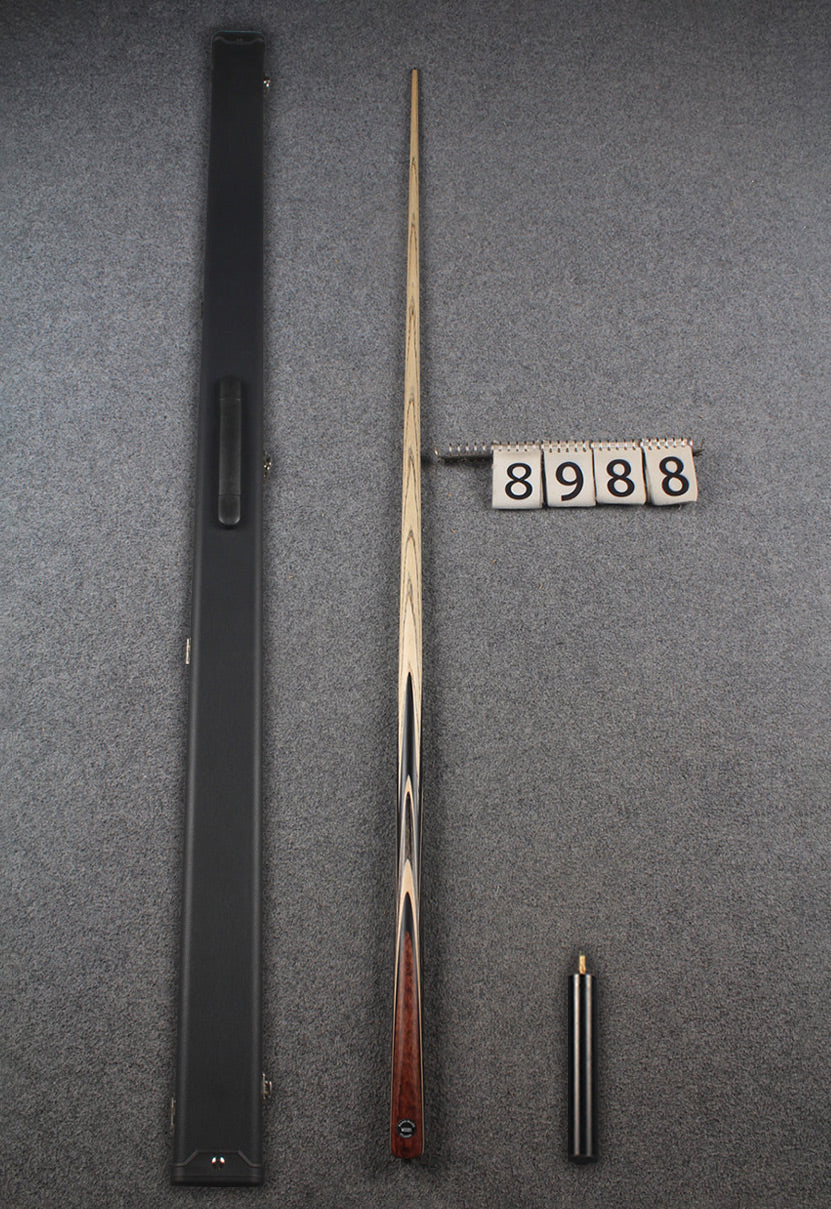 1 piece ash english pool cue  #8988 WOODS CUES