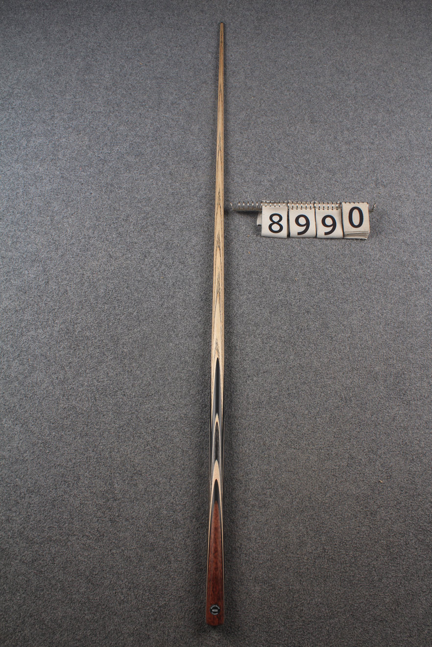 1 piece ash english pool cue  #8990 WOODS CUES