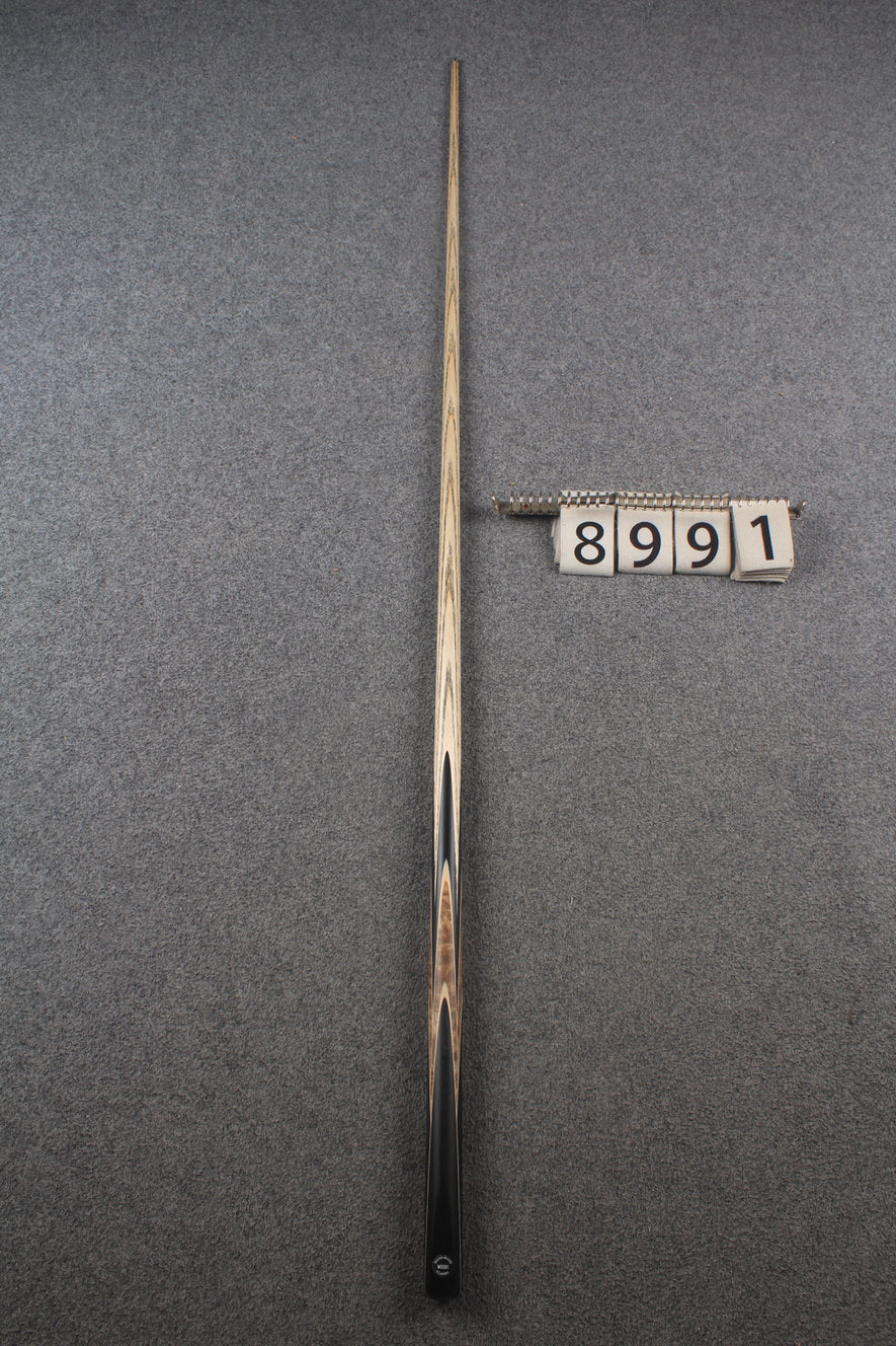 1 piece ash english pool cue  #8991 WOODS CUES
