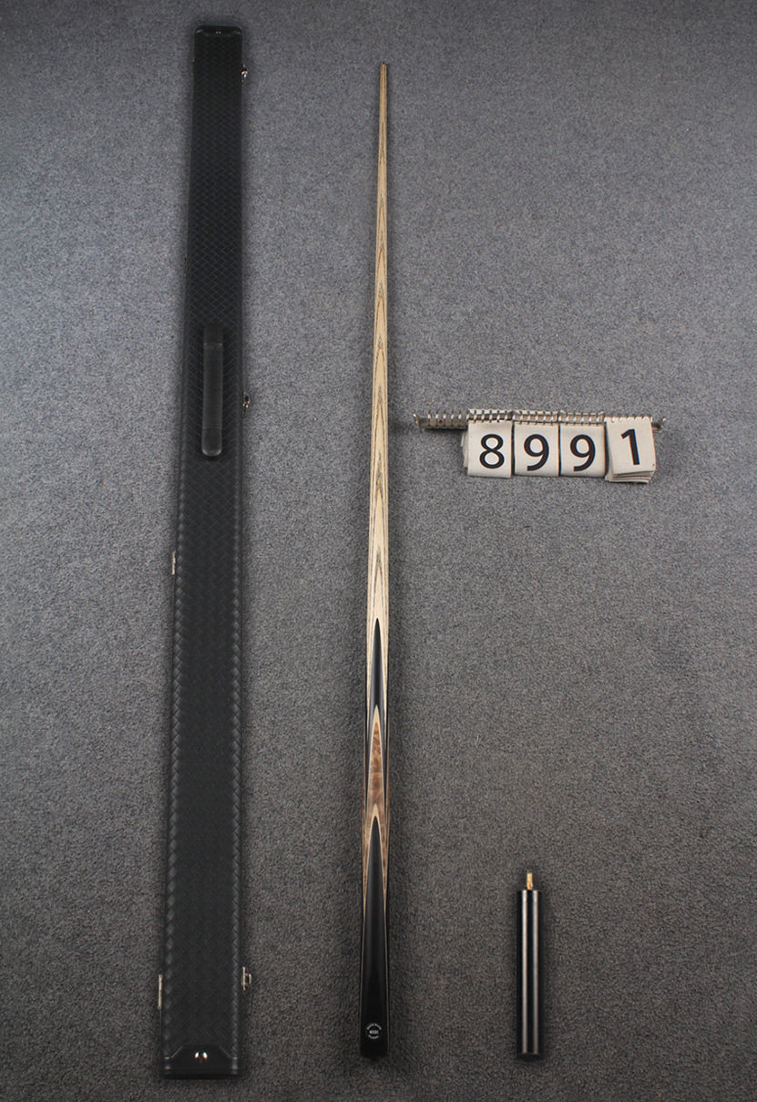 1 piece ash english pool cue  #8991 WOODS CUES