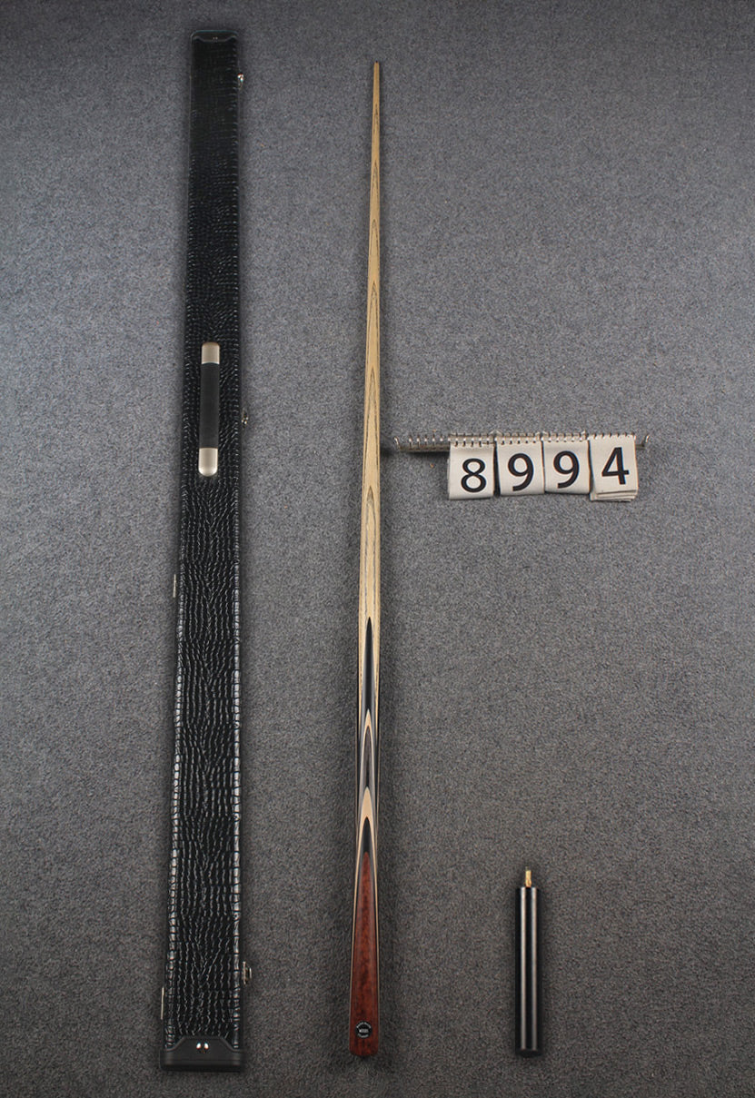1 piece ash english pool cue  #8994 WOODS CUES