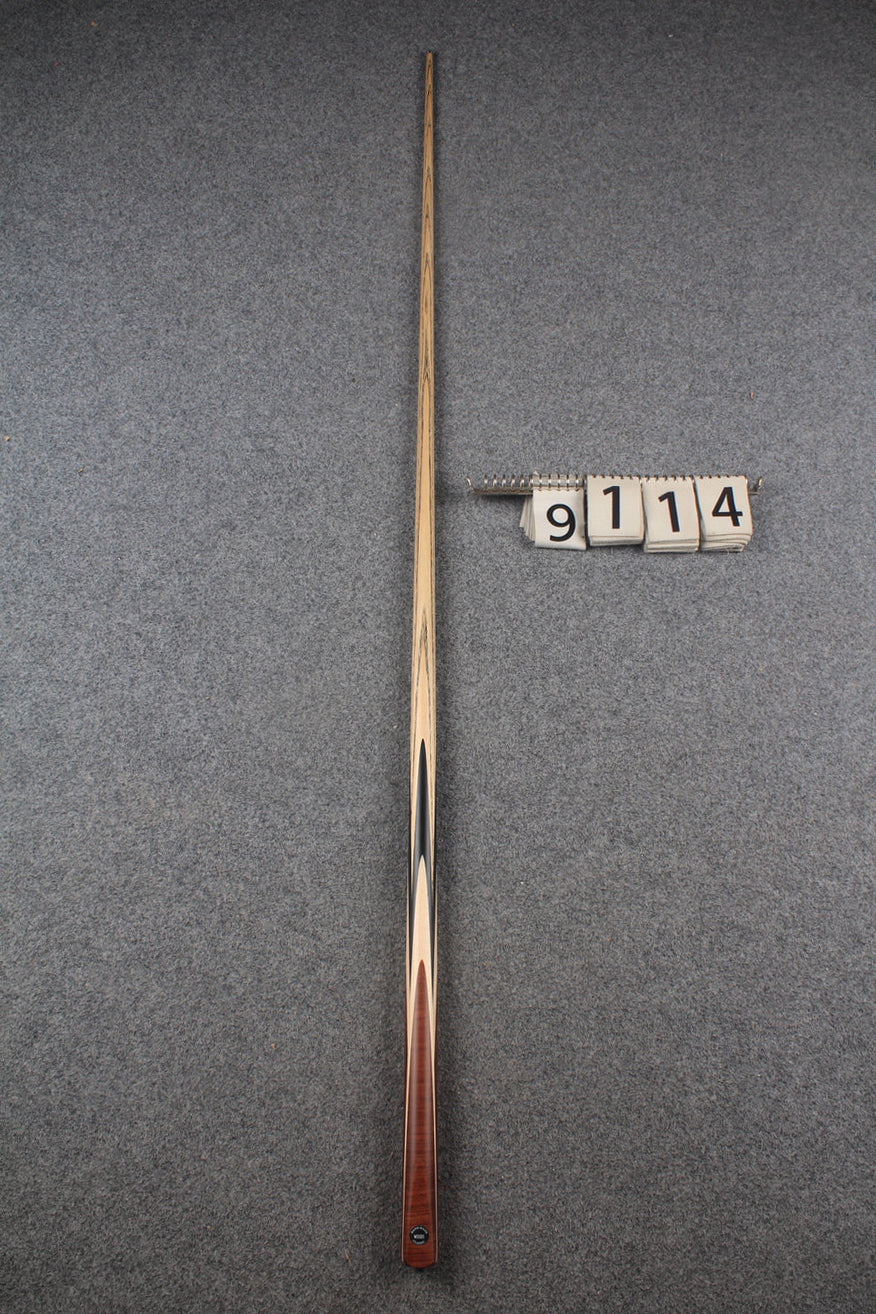 1 piece ash english pool cue  #9114 WOODS CUES
