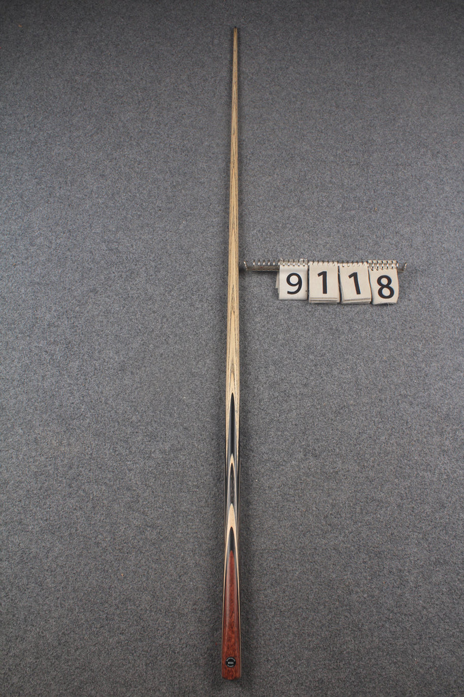 1 piece ash english pool cue  #9118 WOODS CUES