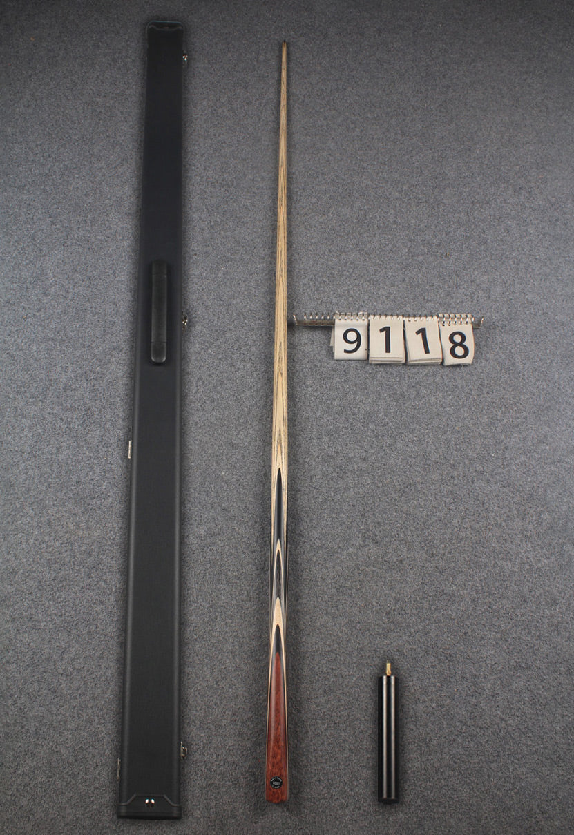 1 piece ash english pool cue  #9118 WOODS CUES