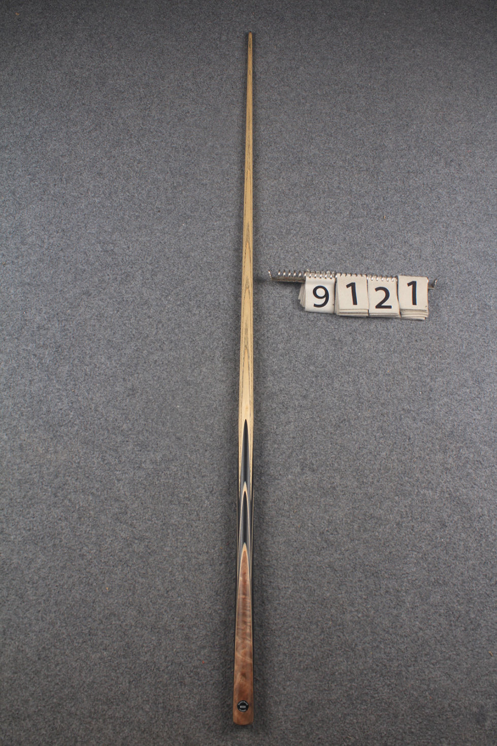 1 piece ash english pool cue  #9121 WOODS CUES