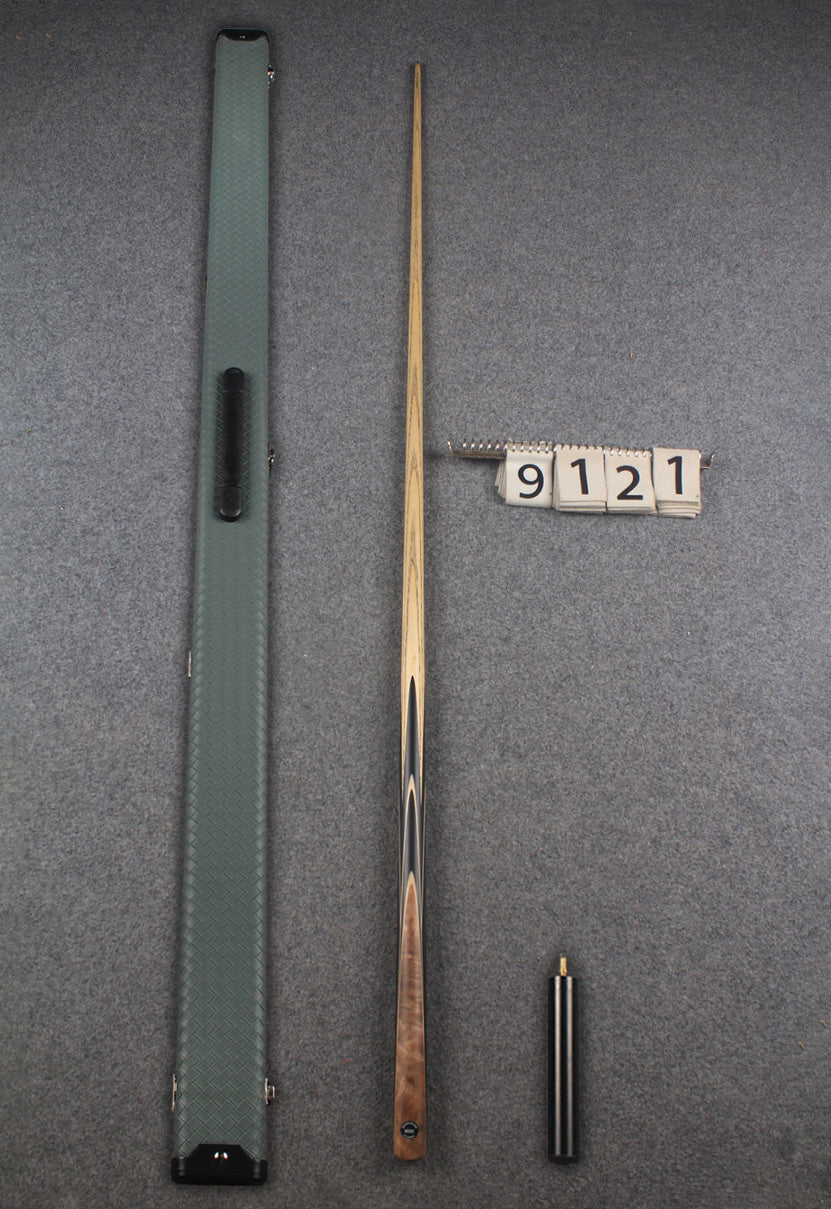 1 piece ash english pool cue  #9121 WOODS CUES