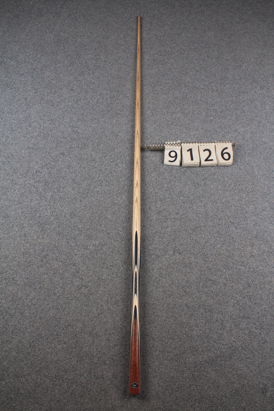 1 piece ash english pool cue  #9126 WOODS CUES