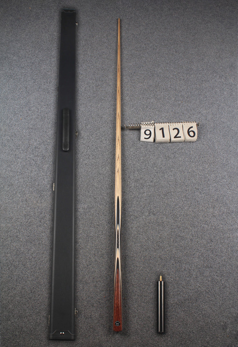 1 piece ash english pool cue  #9126 WOODS CUES