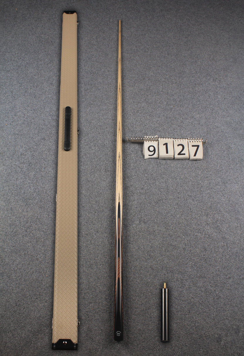 1 piece ash english pool cue  #9127 WOODS CUES
