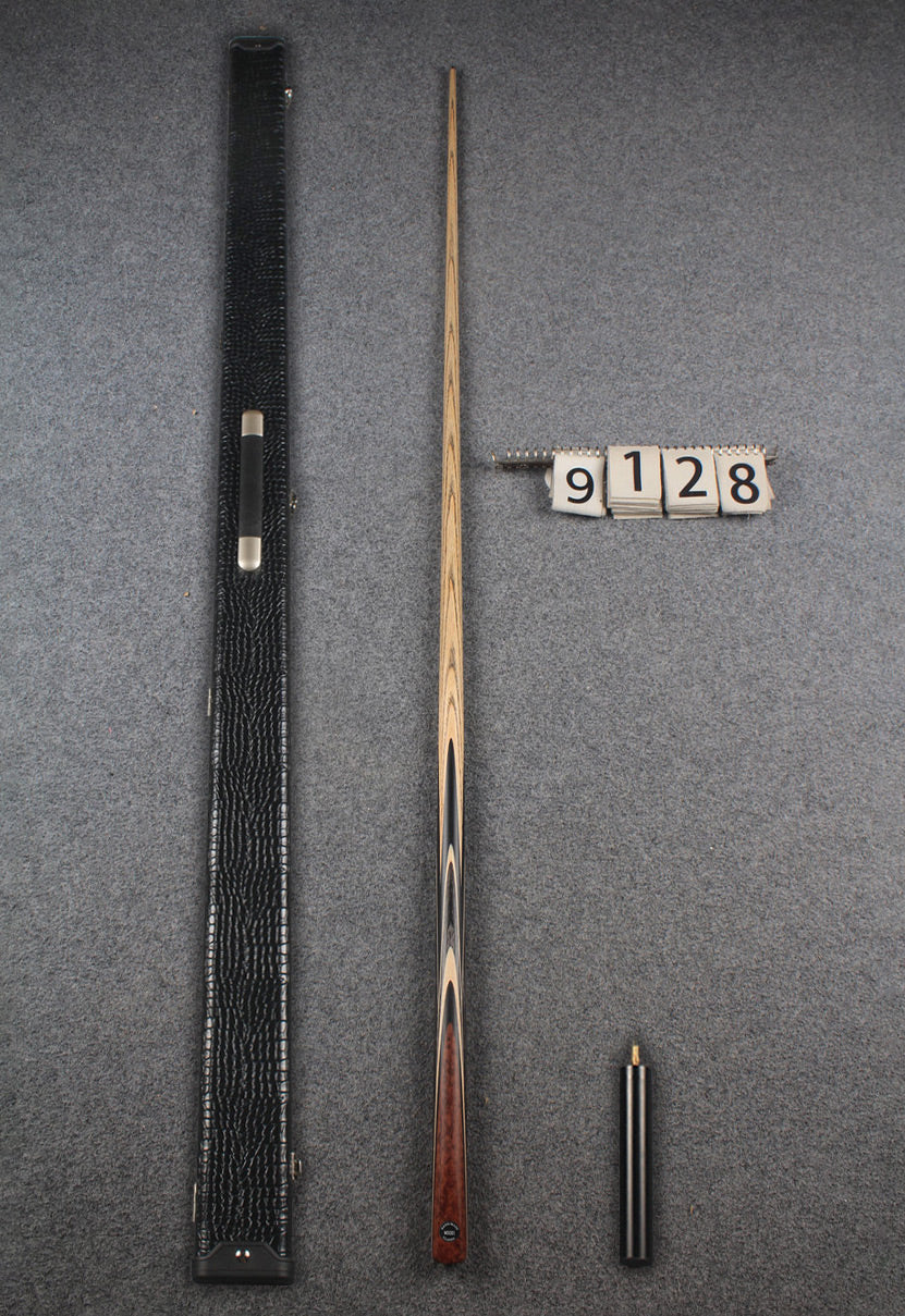 1 piece ash english pool cue  #9128 WOODS CUES