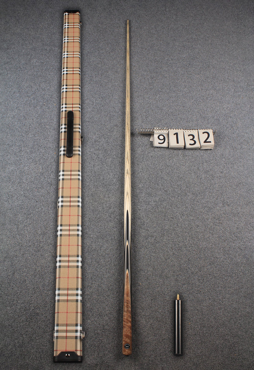 1 piece ash english pool cue  #9132