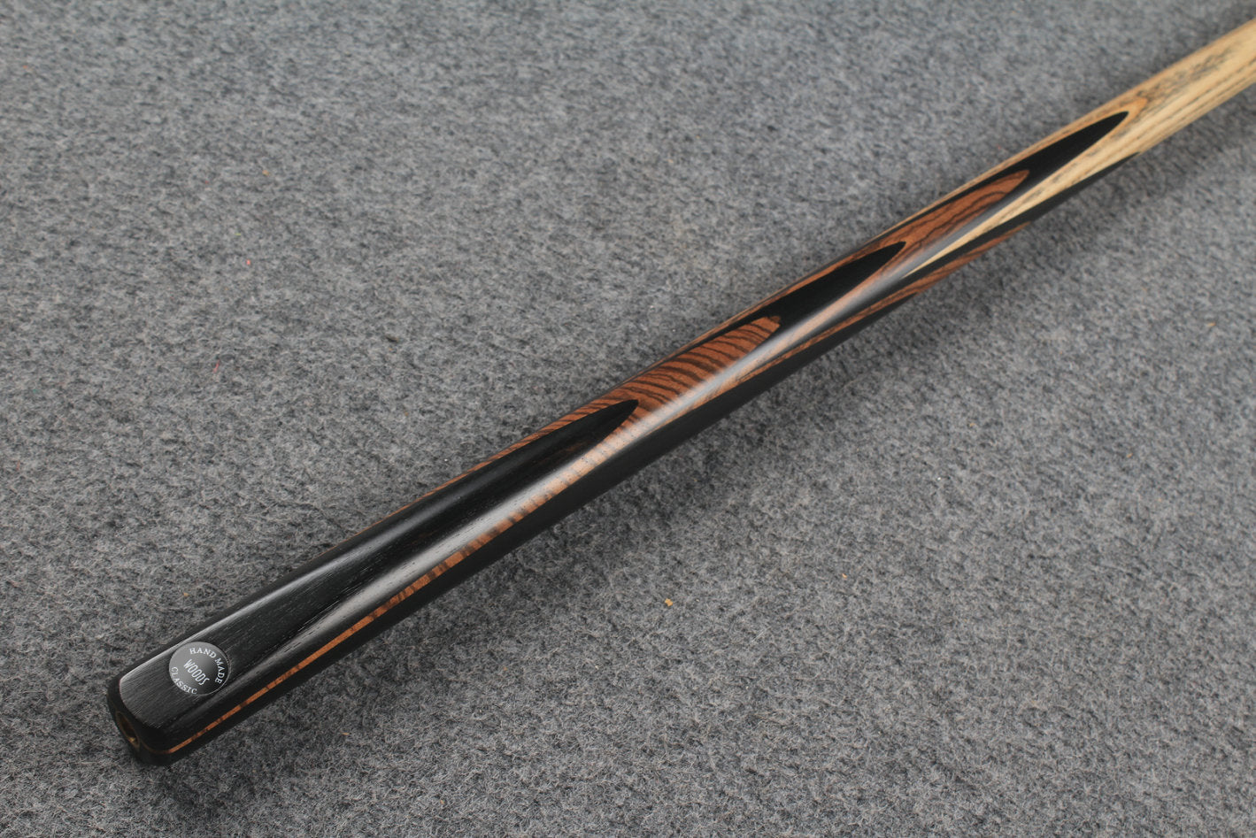 1 piece ash english pool cue  #9133 WOODS CUES