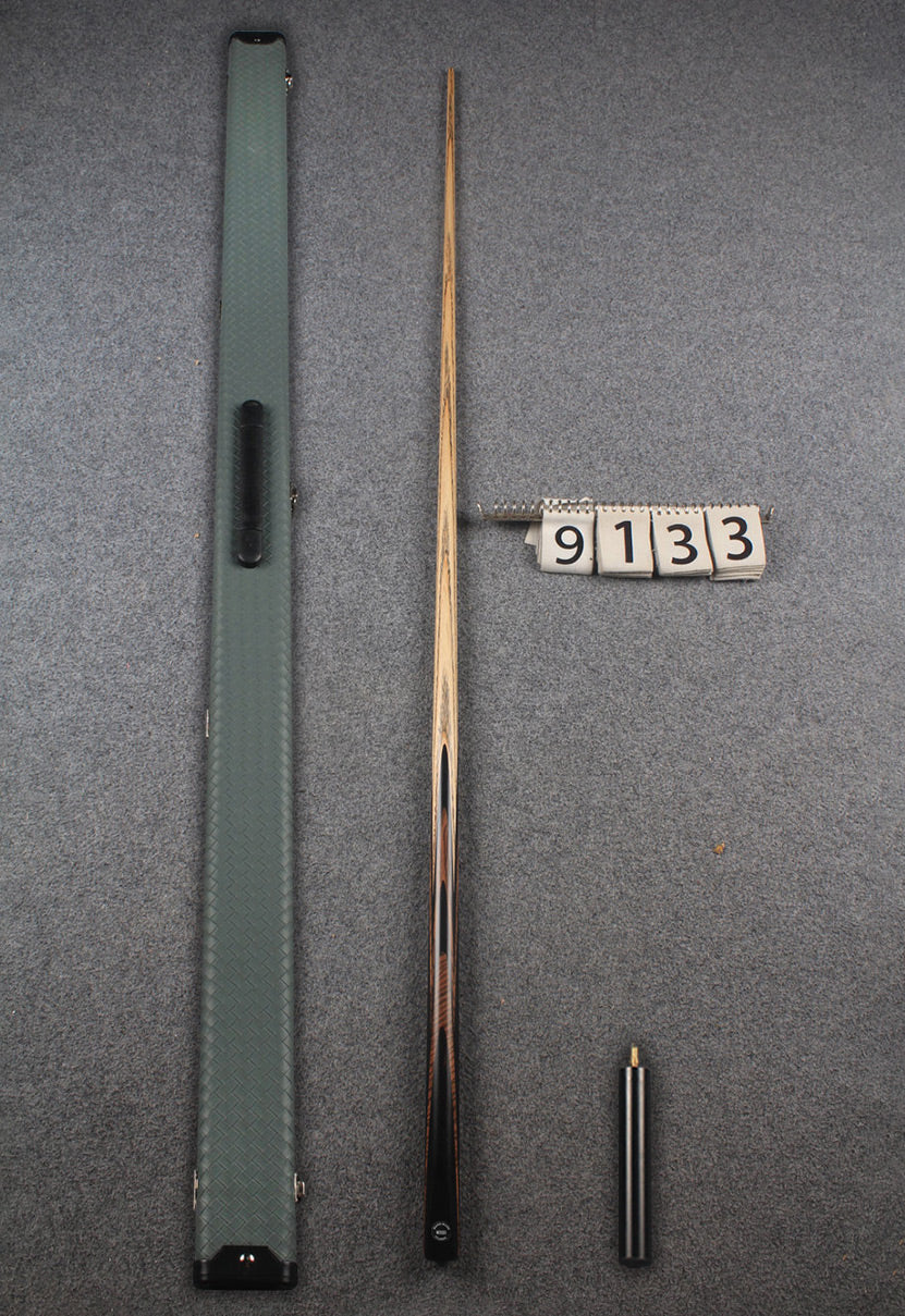 1 piece ash english pool cue  #9133 WOODS CUES
