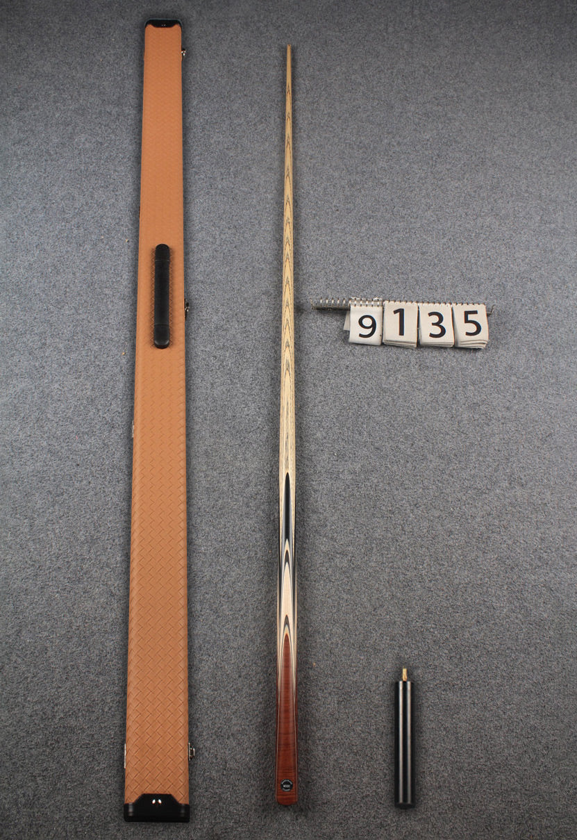 1 piece ash english pool cue  #9135 WOODS CUES