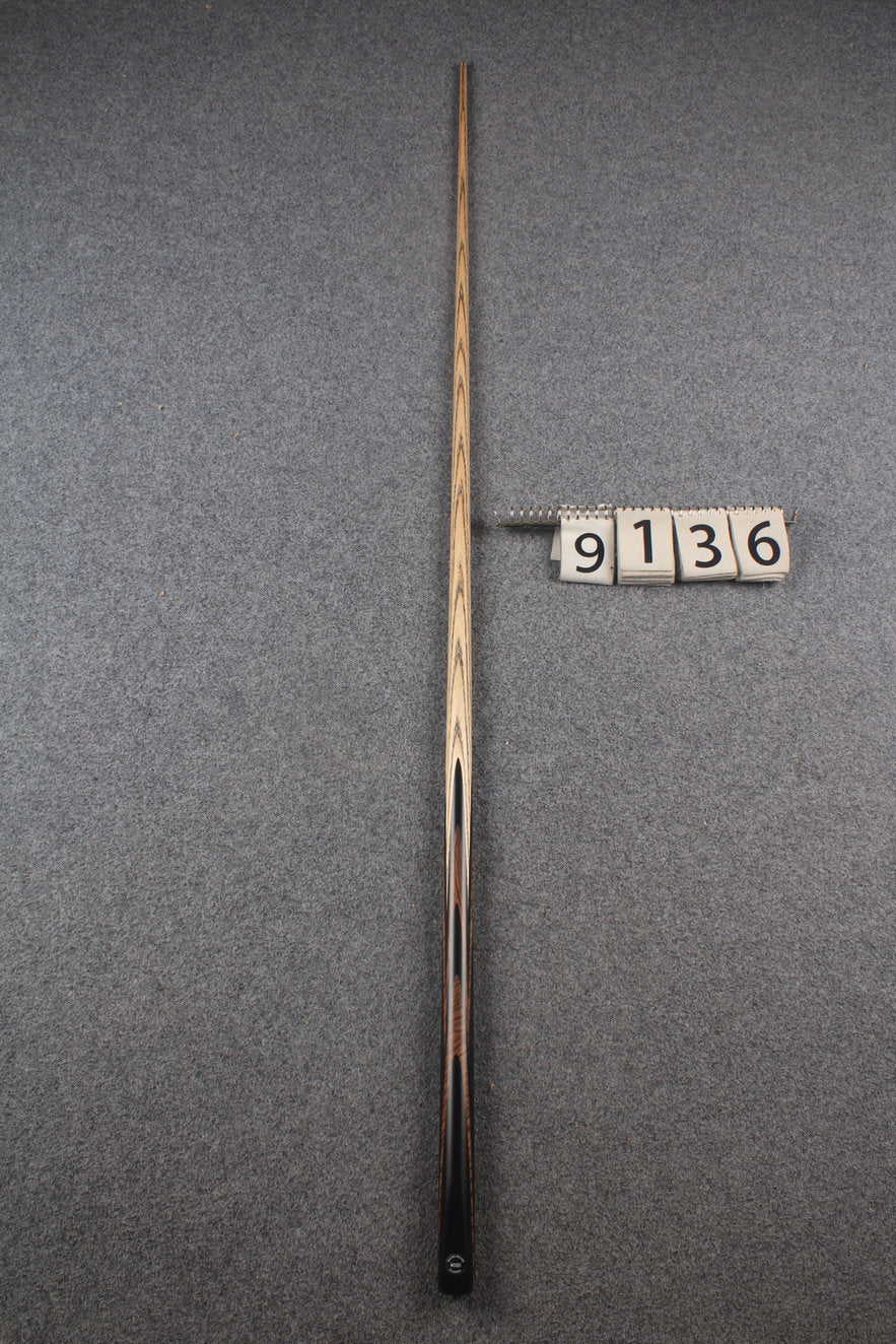 1 piece ash english pool cue  #9136 WOODS CUES