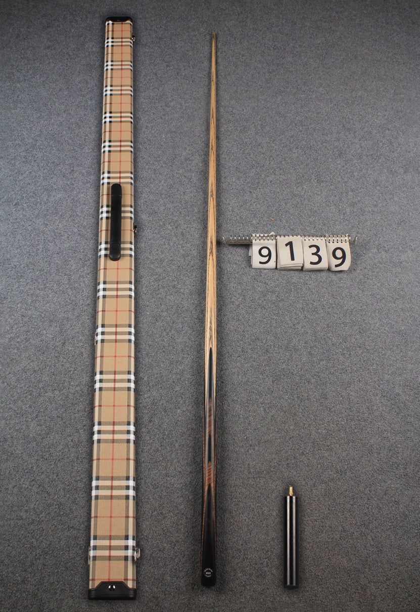 1 piece ash english pool cue  #9139 WOODS CUES