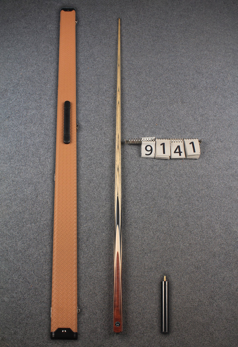 1 piece ash english pool cue  #9141 WOODS CUES