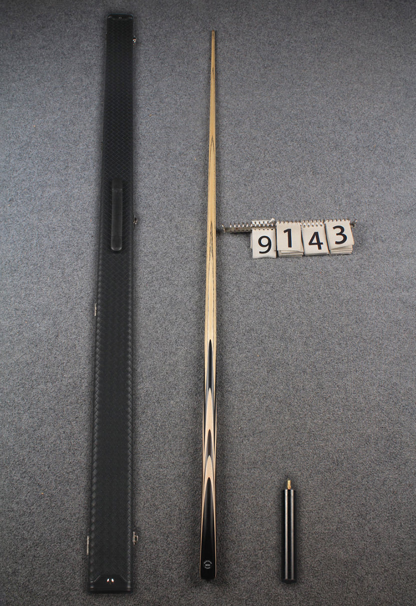 1 piece ash english pool cue  #9143 WOODS CUES