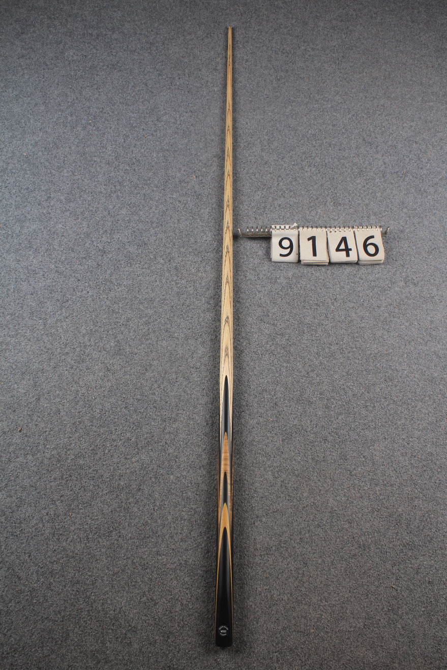 1 piece ash english pool cue  #9146