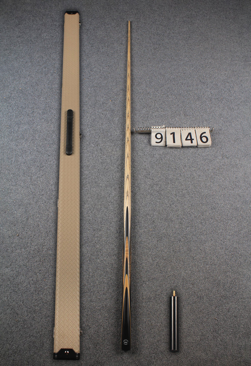 1 piece ash english pool cue  #9146