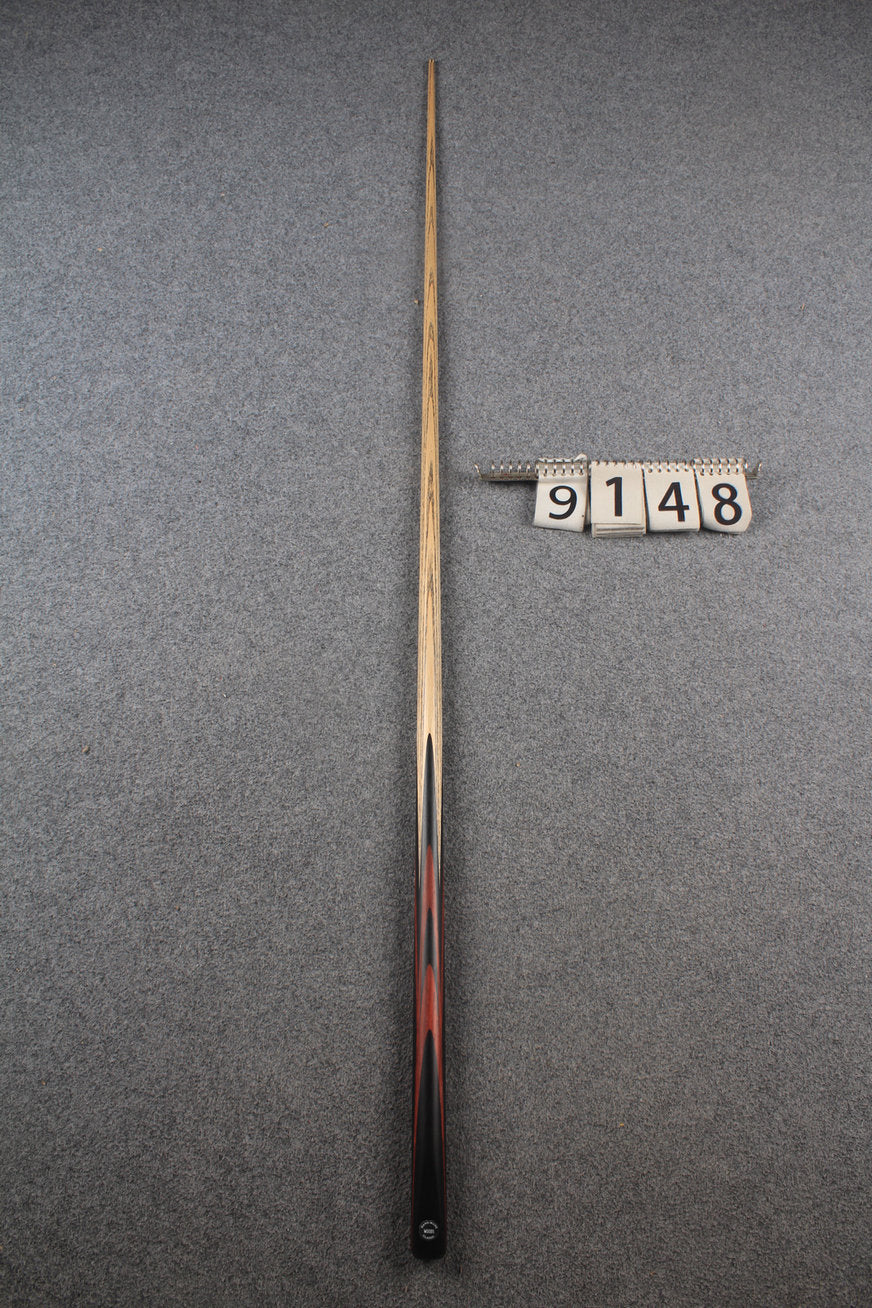 1 piece ash english pool cue  #9148 WOODS CUES
