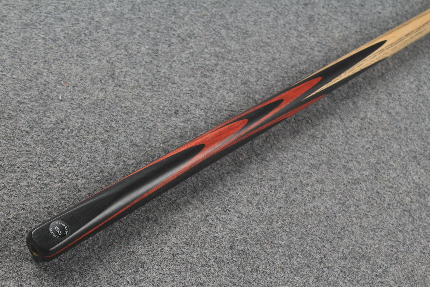 1 piece ash english pool cue  #9148 WOODS CUES