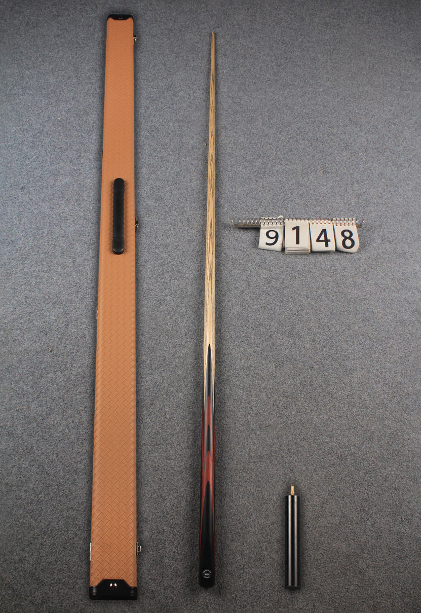 1 piece ash english pool cue  #9148 WOODS CUES