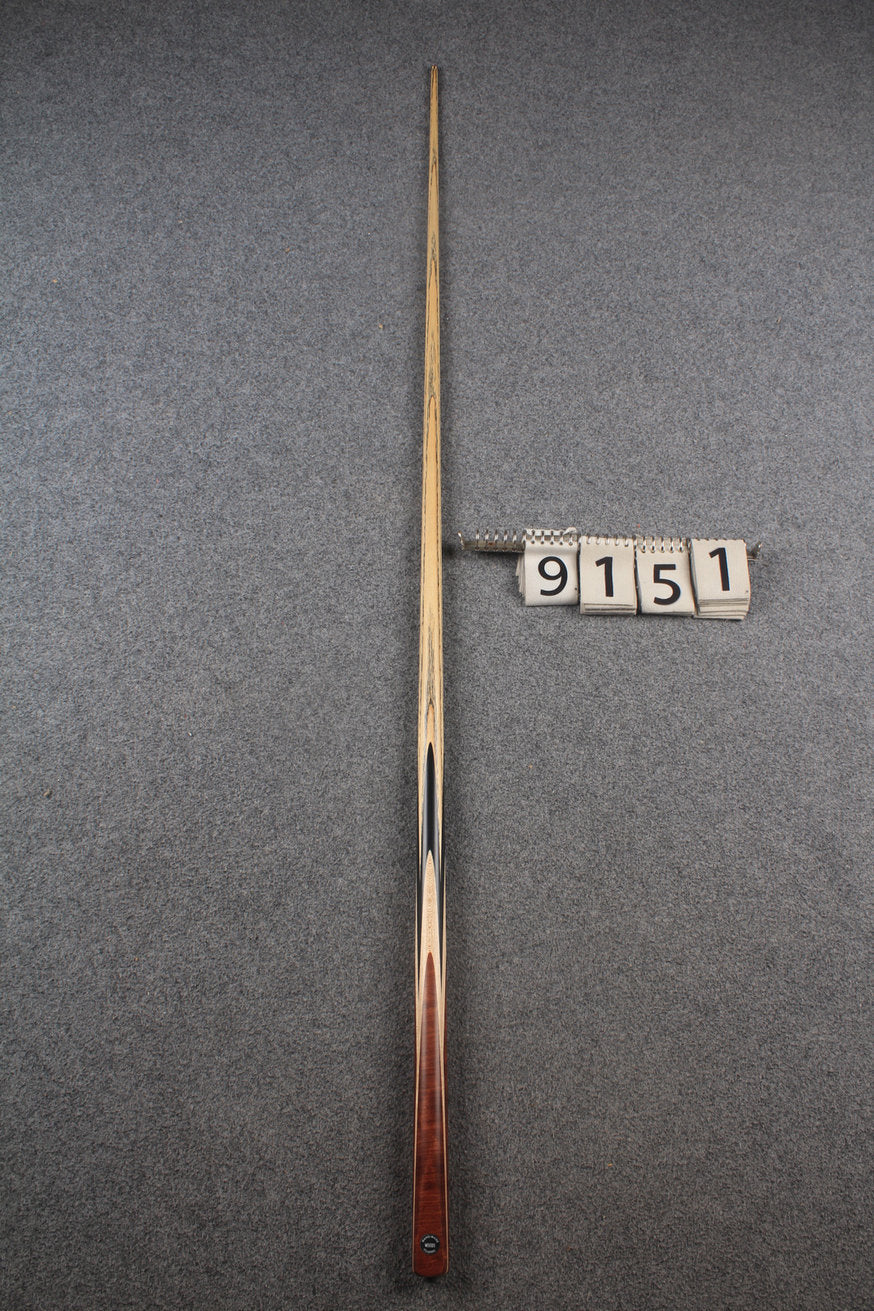 1 piece ash english pool cue  #9151 WOODS CUES
