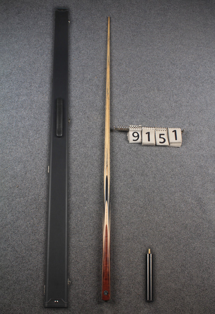 1 piece ash english pool cue  #9151 WOODS CUES
