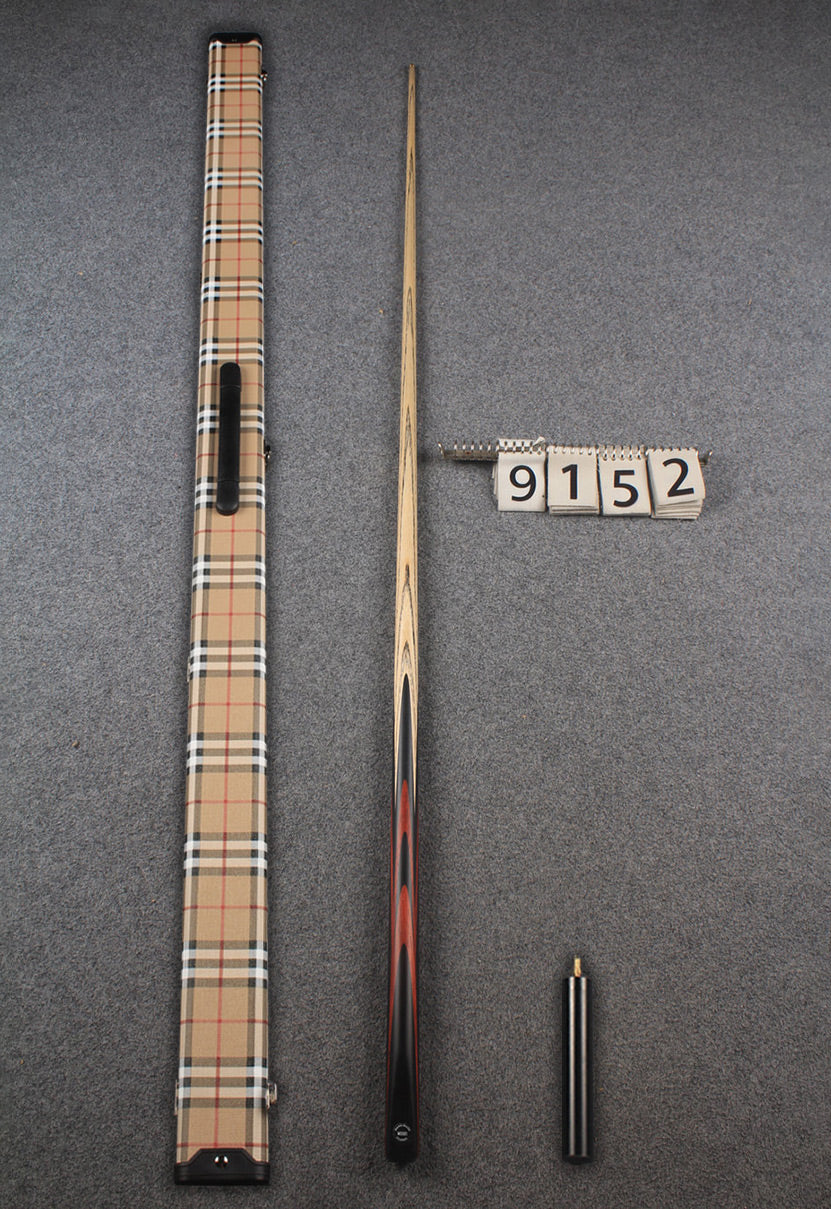 1 piece ash english pool cue  #9152