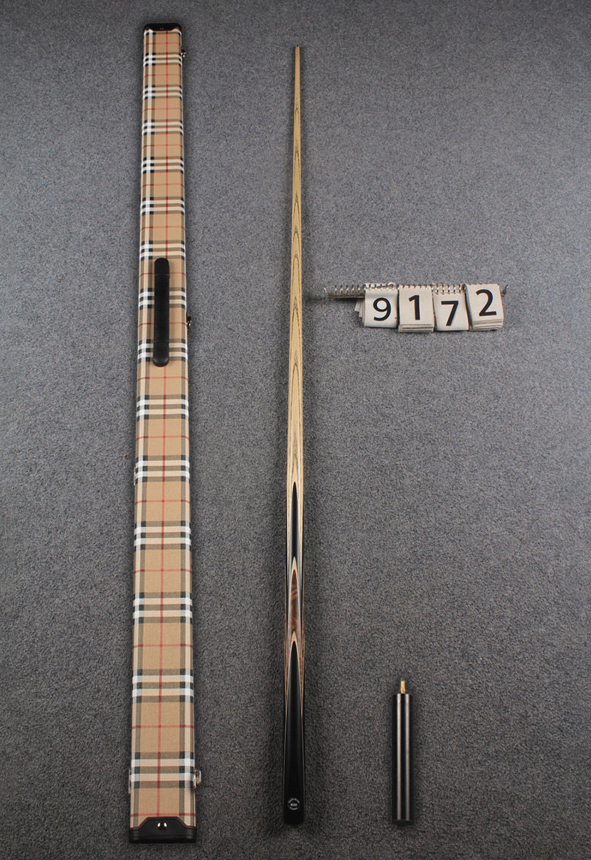 1 piece ash english pool cue  #9172