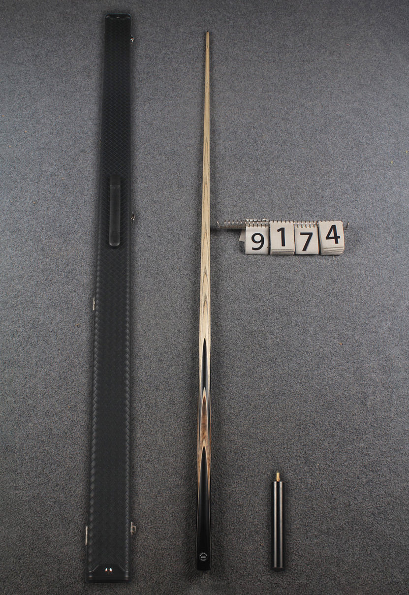1 piece ash english pool cue  #9174