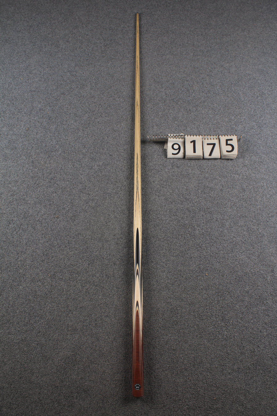 1 piece ash english pool cue  #9175