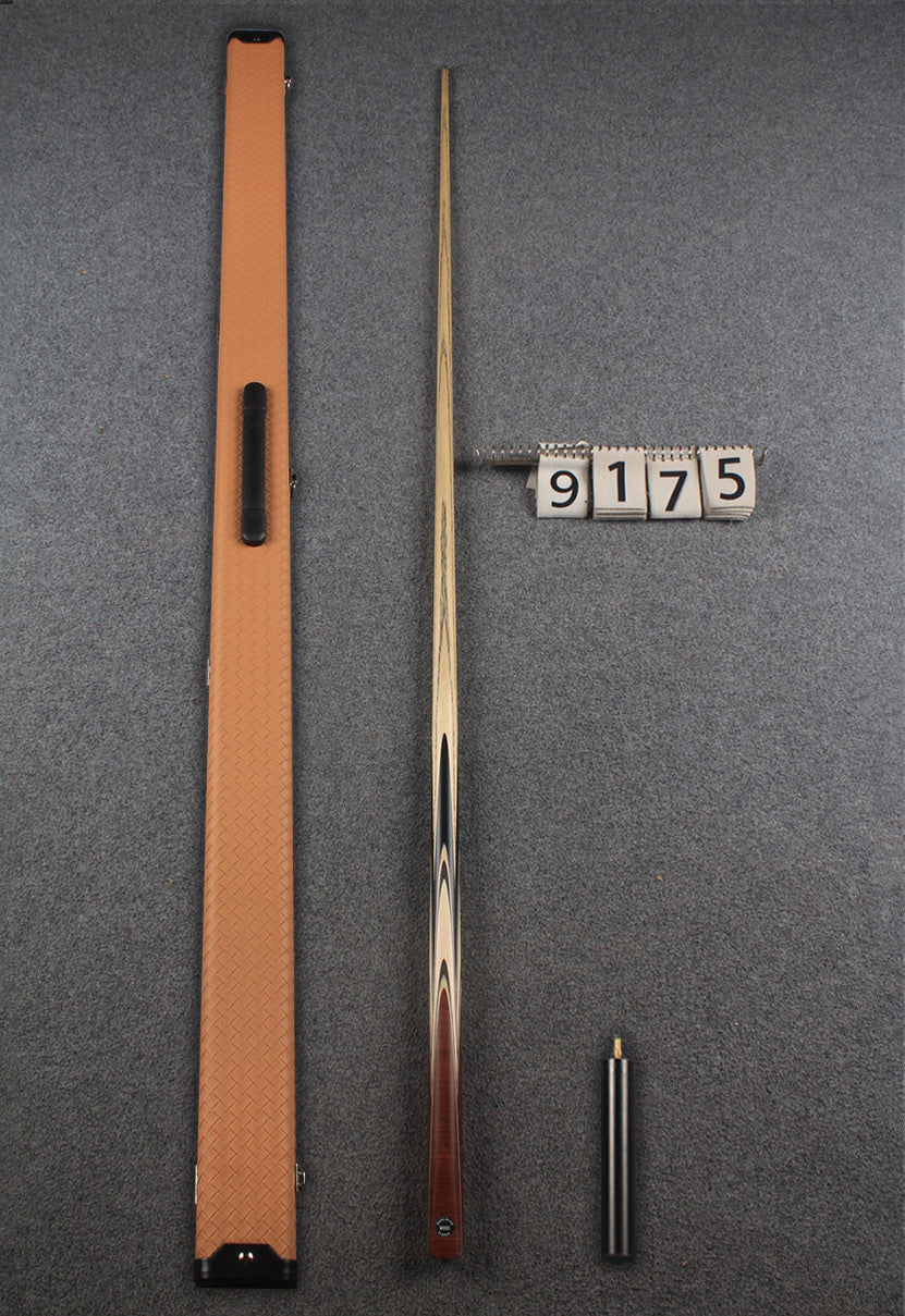 1 piece ash english pool cue  #9175