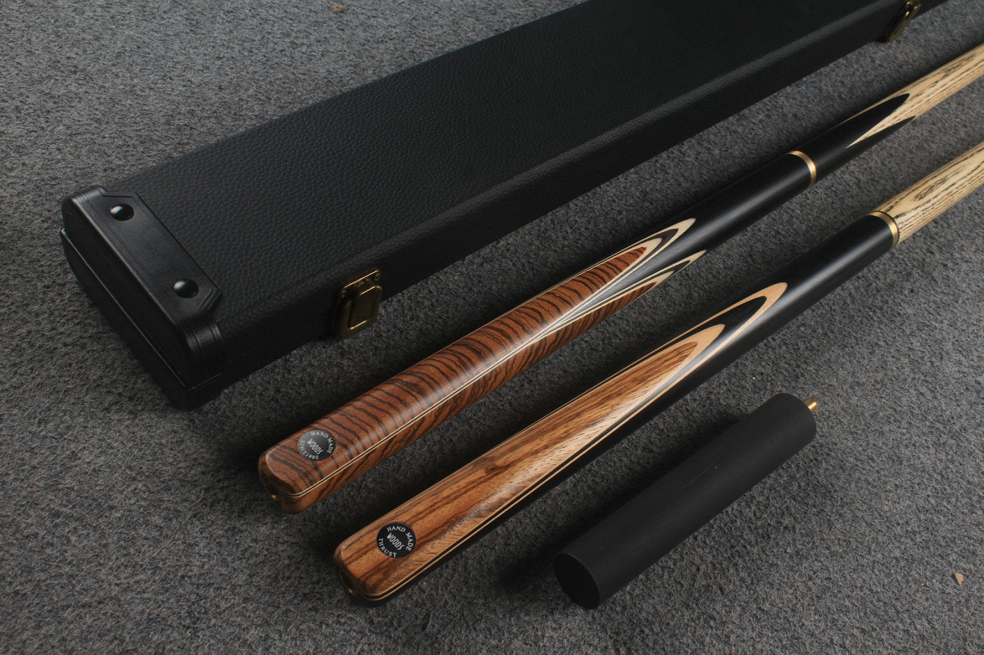 3/4 ASH english pool cue + break cue + case # 9176